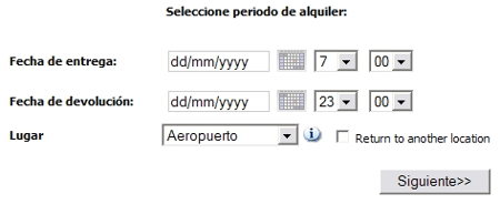 Pulse para calcular su precio on-line