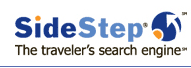 Sidestep, the Traveler's Search  Engine that finds airline tickets, cheap airline tickets, cheap airfare, discount hotels, car  rentals, travel deals, hotel reservations from multiple sites.